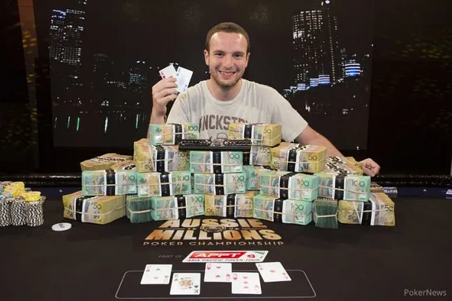 Ami Barer won the Aussie Millions Main Event in 2014 for AUD$1,600,000