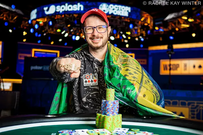 Aloisio Dourado - Winner of the $1,500 2025 WSOP Badugi event
