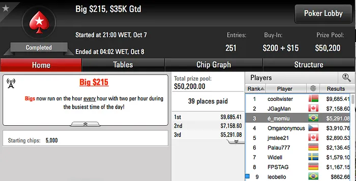 Heads-up Brasileiro no Big , LACastro3 Crava Big 9 & Mais 103