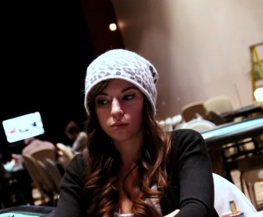Amanda Musumeci at the Final Table of Event #13 2014 Borgata Winter Poker Open