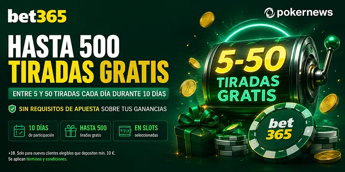 Tiradas gratis en Bet365