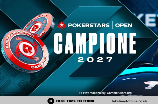 Kick 2027 Off In Style at PokerStars Open Campione; New €1,250 Main Event Buy-In