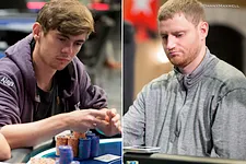 Fedor Holz (left) and David Peters (right)