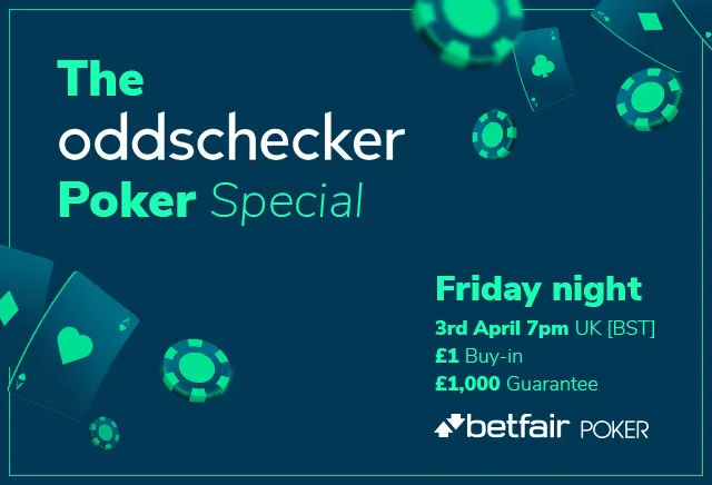 Grab a share of a £1,000 GTD prize pool this Friday on Betfair Poker! Find out the password on PokerNews