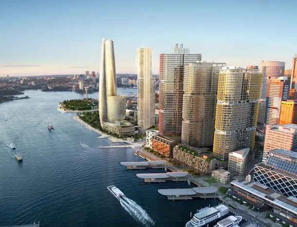 Crown’s proposed casino and hotel tower at Barangaroo on Sydney Harbour will be its first site in the city.