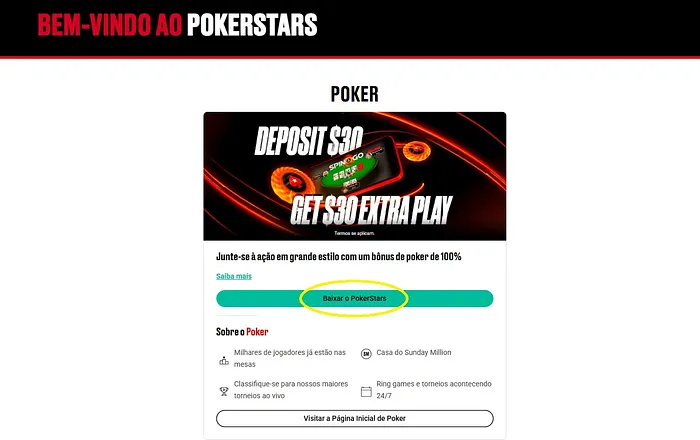 Instalar baixar torneios de poker online