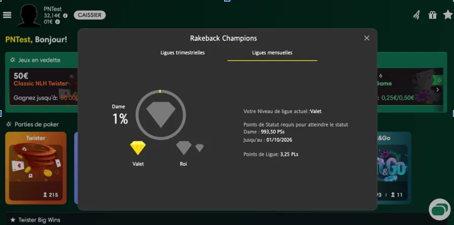Bet365 Rakeback Champions