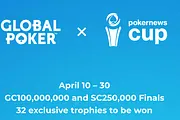 Global Poker x PokerNews Cup Kicks Off Today; Slated to Run Through April 30