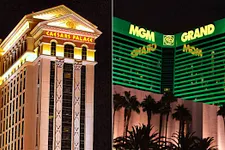 Caesars Palace and the MGM Grand, Las Vegas