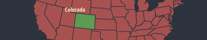 Colorado Online Poker Map