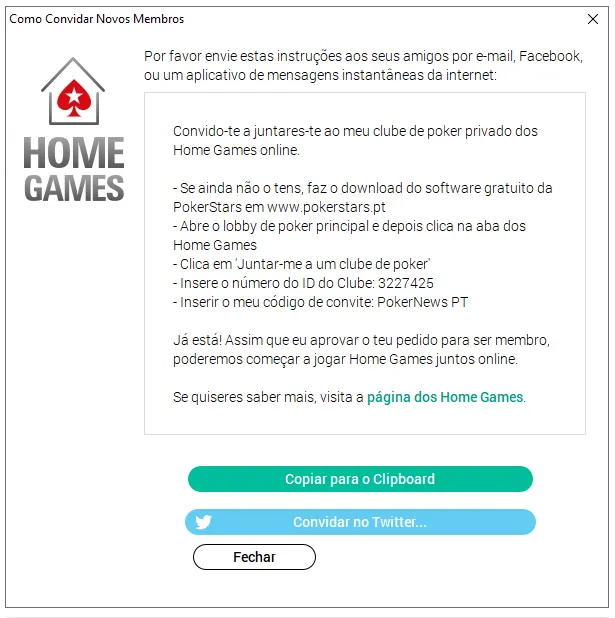 home games pokerstars