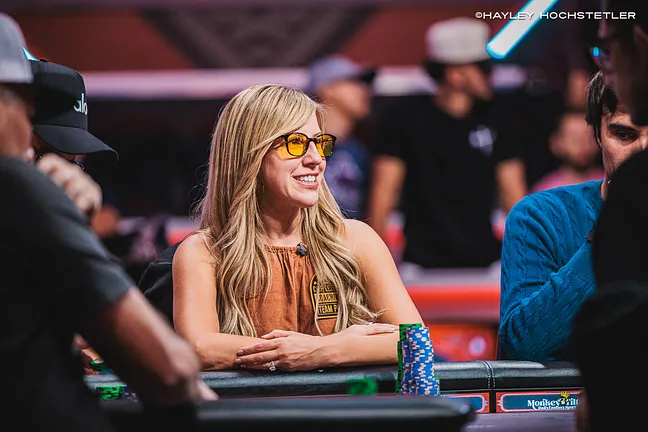 Kristen Foxen is still in the 2024 WSOP Main Event!