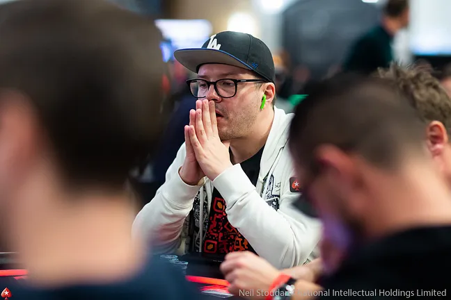 Denys Chufarin is among the big stacks for Day 3