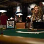 Jerry Buss Tribute - tournament officials put out a stack in his honour