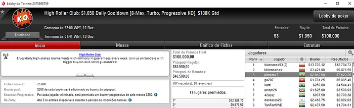 kartt, edudrake1987, Bruno GT e pimenta7 Brilham no PokerStars & Mais 103