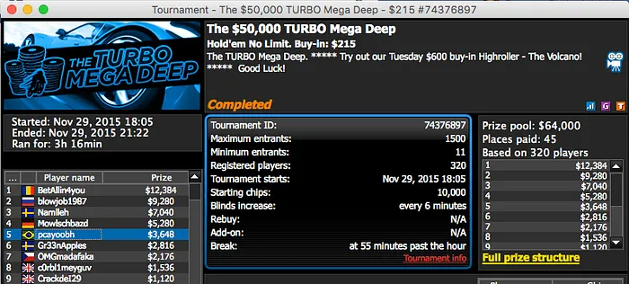 Pedro "gusmaa" Madeira Crava Sunday Second Chance (.064) & Mais 112