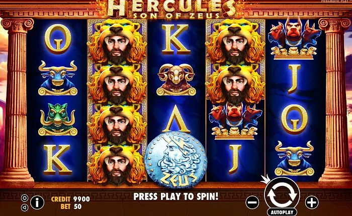 hercules the son of zeus slot free