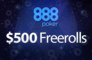 Freeroll Exclusivo de $500 na 888 Poker 0001