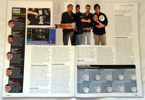 Jogadores Equipa Bwin Poker Entrevistados na FHM 103