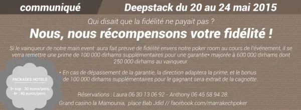 Maroc : Poker à Marrakech avec le Es Saadi et la Mamounia 102