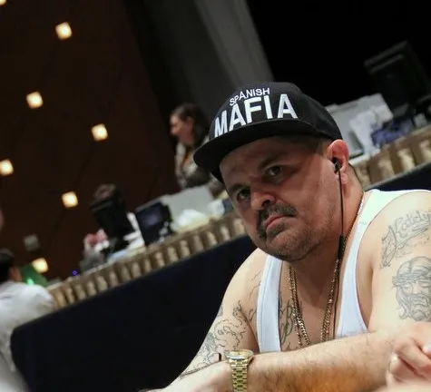 Dimas Martinez is Mean Mugging and Mobbing on His Table