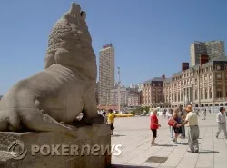 Sea Lion Monument in Mar del Plata