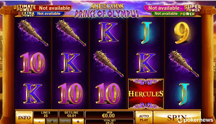 age of the gods prince of olympus slot