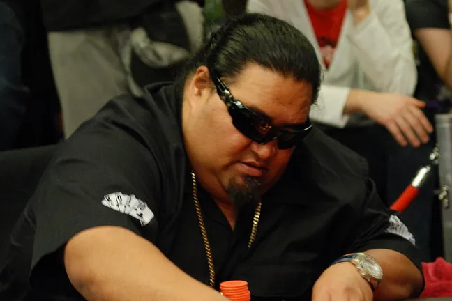 Danny 'Brotha D' Leaoasavaii dragging another pot