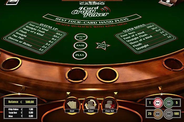 crazy 4 poker casino