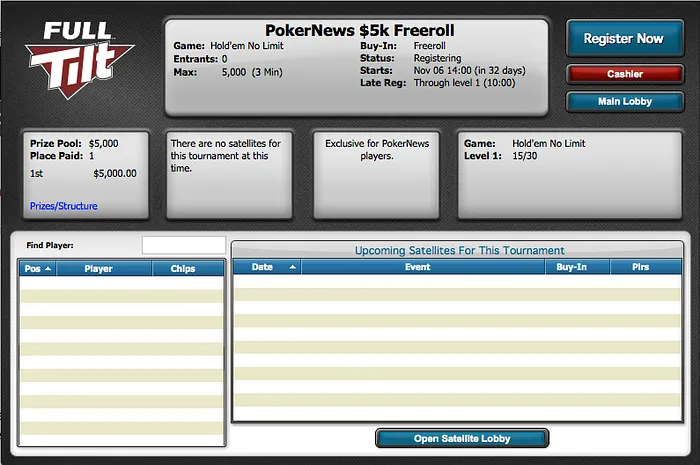 Full Tilt Freeroll