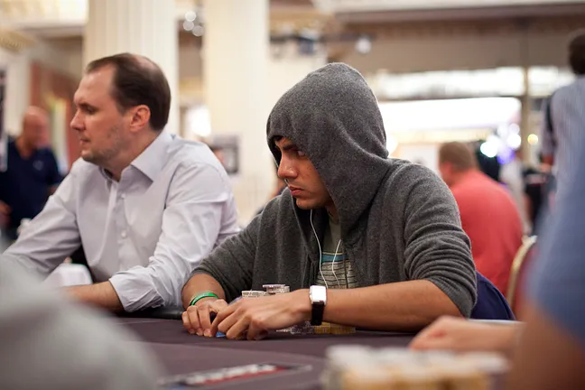 Emil Patel yesterday in the Main Event