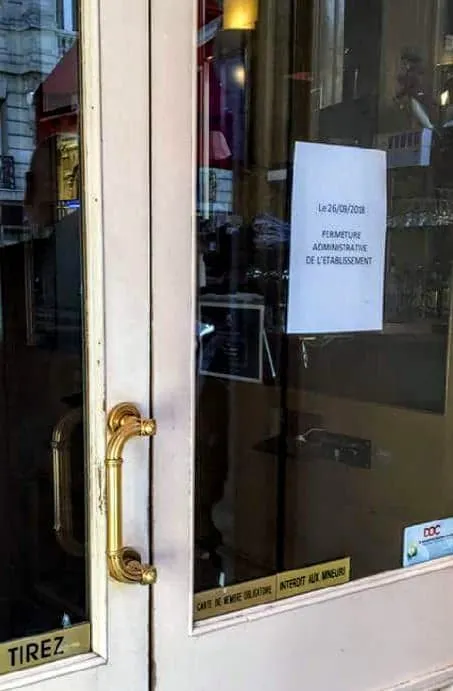 Fermeture administrative pour le Cercle Clichy Montmartre 102