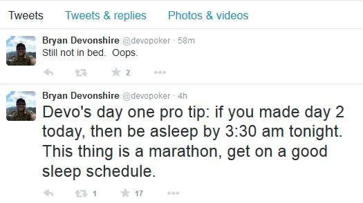 WSOP : 6420 joueurs pour le Main Event 2015, 4389 rescapés au Jour 2 101