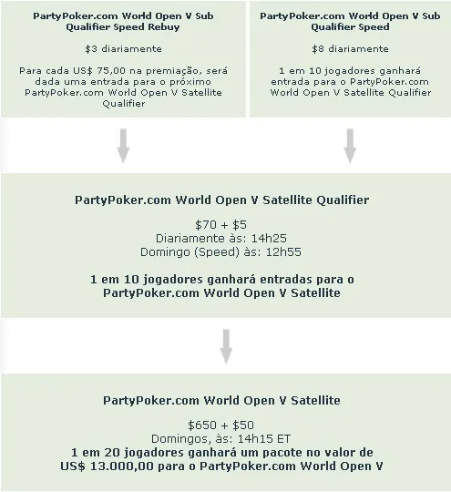 Promoção PartyPoker.com World Open V 101