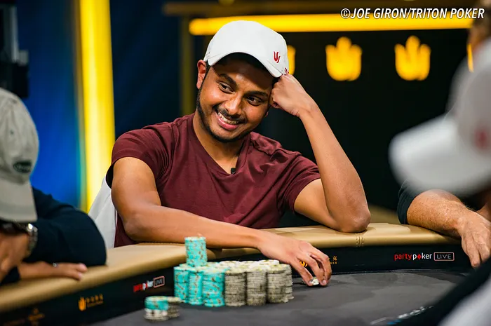 Vivek Rajkumar leads the final eight in the Triton Million London event heading to the final day.