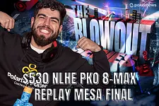 Vitória de André Marques no $530 NLHE PKO das Blowout Series [Cartas Reveladas]