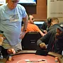 Williams Givens (right) wins an all-in pot.