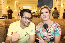 Antonio Esfandiari and Sarah Herring