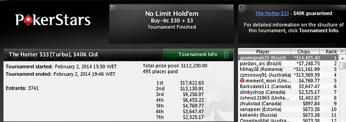 Resultados Online - José Luiz “jl_slz” da Costa traz US,706 no Sunday Million e... 102