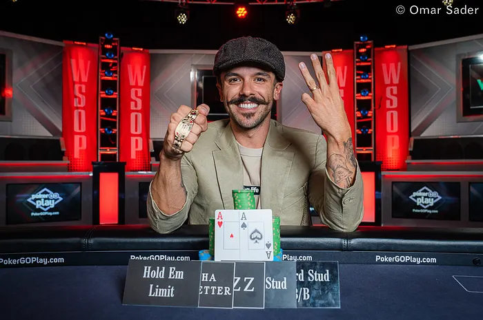 Yuri Martins é tricampeão na WSOP