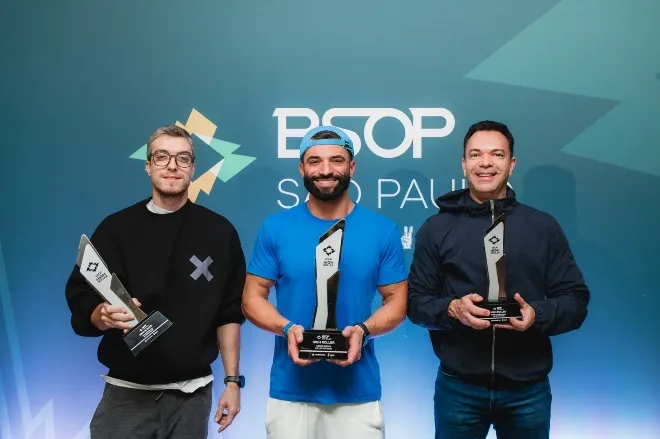 Pódio do 1-Day High Roller