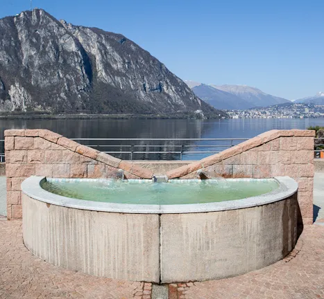 Campione sur les rives du Lac de Lugano