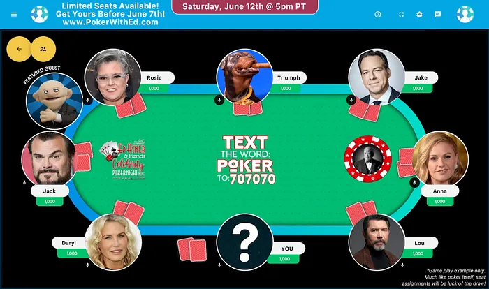 Celebrities having fun!