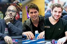Diego Bittar, Bruno Volkmann e João Simão - Poker Online - partypoker