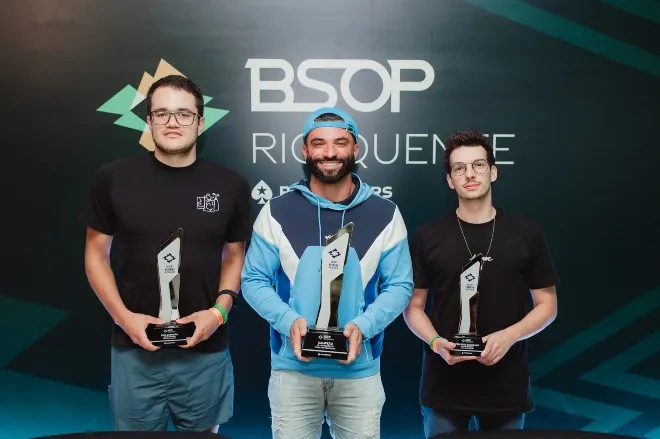 Pódio do 1-Day High Roller