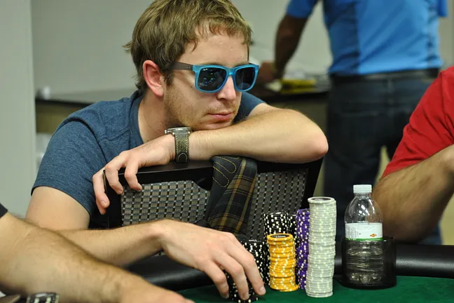 Michael Hahn has more than twice the second-place stack.