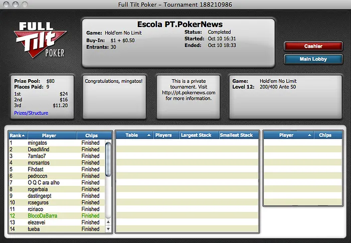 Domingo foi Dia dos M's nos Torneios PokerNews 102