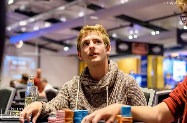Moritz Dietrich is up to over one million in chips