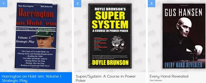 Poker : Les 50 livres essentiels 101