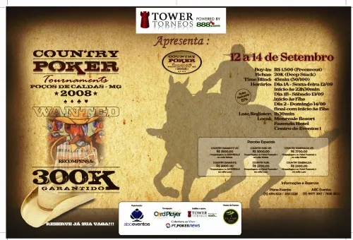 Country Poker – Poços Caldas MG 12 a 14 Setembro 2008 – 300K Garantidos 0001